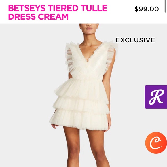 Tiered tulle dress - Picture 1 of 4